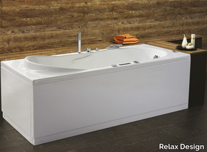 SONIA - Hydromassage rectangular acrylic bathtub _ Relax Design