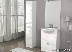 CLARA - Vanity unit with mirror _ Remail by G.D.L.