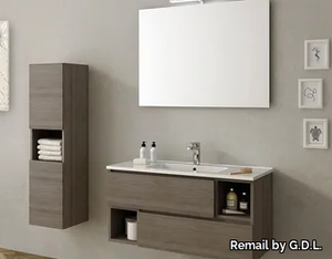 OPEN - Wall-mounted vanity unit _ Remail by G.D.L.