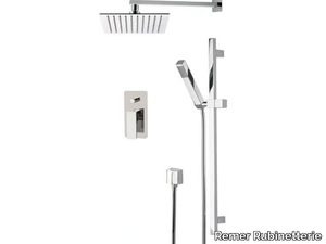 ABSOLUTE - Shower mixer with overhead shower _ Remer Rubinetterie