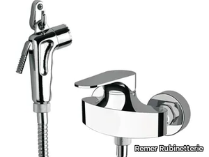 CLASS LINE - Chrome-plated single handle shower mixer with hand shower _ Remer Rubinetterie