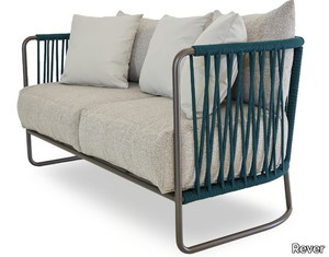 LEVANTE - 2 seater sled base garden sofa _ Rever