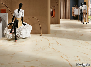 ONIX GOLD - Wall/floor tiles with marble effect _ Revigrés