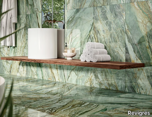 RAINFOREST GREEN - Wall/floor tiles with marble effect _ Revigrés