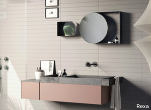 COMPACT LIVING - SET 1 - Wall-mounted vanity unit _ Rexa