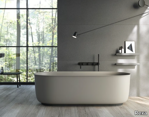 HAMMAM - Freestanding oval bathtub _ Rexa