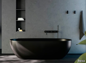 HOLE - Freestanding oval bathtub _ Rexa