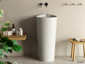 SMOKING - Freestanding Corian® washbasin _ Rexa