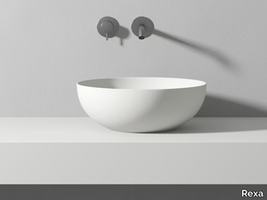 PAN - Countertop round Korakril™ washbasin _ Rexa