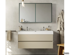 COMPACT LIVING - SET 6 - Wall-mounted vanity unit _ Rexa