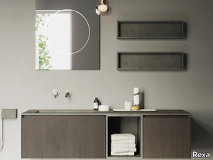 COMPACT LIVING - SET 8 - Wall-mounted vanity unit _ Rexa