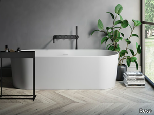 MY PLANET - Freestanding oval Korakril™ bathtub _ Rexa