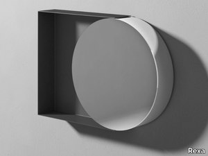 POIS - Round framed wall-mounted mirror _ Rexa