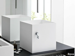 UNICO - Countertop Corian® washbasin _ Rexa