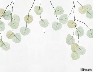 SKELETON LEAF - Panoramic wallpaper with floral pattern _ Rimura