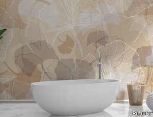 GINKGO - Panoramic wallpaper with floral pattern _ Rimura