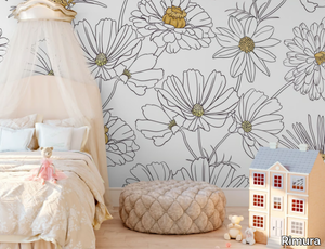 MARGARIDA - Panoramic wallpaper with floral pattern _ Rimura