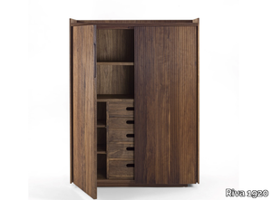 REVO HIGH - Solid wood highboard with drawers _ Riva 1920