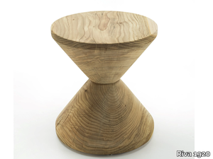 VORTICE - Low cedarwood stool _ Riva 1920