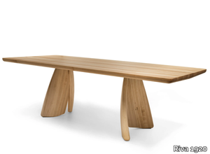 ALTER EGO - Rectangular solid wood table _ Riva 1920