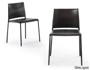 KAU - Tanned leather chair _ Riva 1920