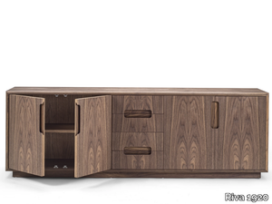 SOSPIRO - Solid wood sideboard with doors and drawers _ Riva 1920