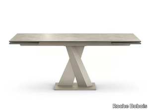 AXEL - CERAMIQUE - Extending porcelain stoneware dining table _ Roche Bobois