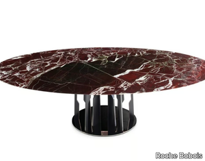 IVRESSE - Round marble dining table _ Roche Bobois