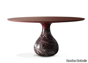 AQUA - Round marble dining table _ Roche Bobois