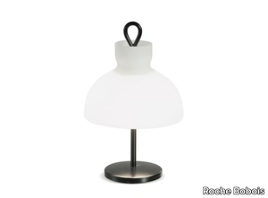 ARENZANO - Glass and steel table lamp _ Roche Bobois