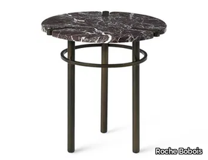 PASEO - Round marble side table _ Roche Bobois