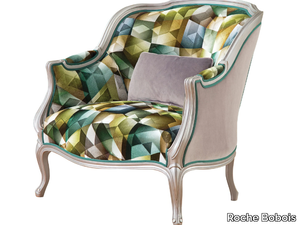 ROSSINI - Fabric armchair with armrests _ Roche Bobois