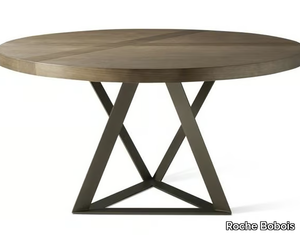 TRACK - Extending round dining table _ Roche Bobois