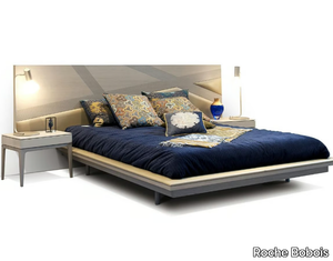 TRACK - Oak double bed _ Roche Bobois