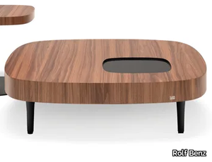 ROLF BENZ 968 - Low square wood veneer coffee table _ Rolf Benz