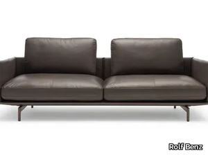 ROLF BENZ 536 LIV SMART - 3 seater leather sofa _ Rolf Benz