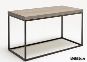 ROLF BENZ 985 - Rectangular wooden high side table _ Rolf Benz