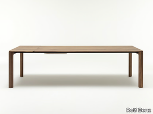 ROLF BENZ 957 - Extending rectangular wooden table _ Rolf Benz