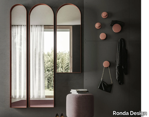 ARK - Framed wall-mounted metal mirror _ Ronda Design