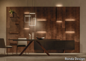 CADDY LIGHT - Metal boiserie with integrated lighting _ Ronda Design