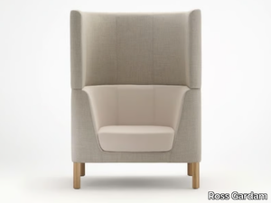 TAILORED - Fabric armchair high-back _ Ross Gardam