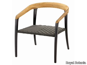 JIVE - Olefin fiber garden armchair with armrests _ Royal Botania