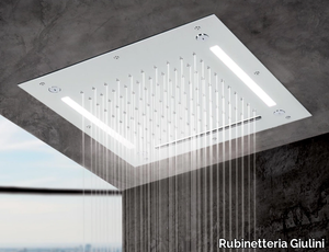 MY FUTURE - 1748 - Stainless steel overhead shower with chromotherapy _ Rubinetteria Giulini