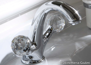 ODESSA CRYSTAL - FS3961A/S - Countertop 1 hole washbasin tap _ Rubinetteria Giulini