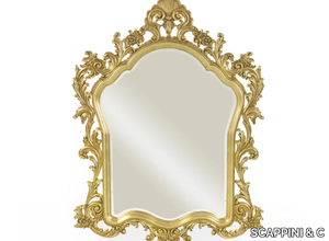 35TH ANNIVERSARY 2531 - Framed wall-mounted gold leaf mirror _ SCAPPINI & C