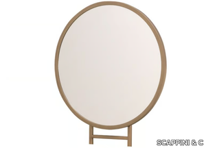 GAZE N20 - Oval mirror with metal frame _ SCAPPINI & C