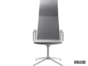 SWING - High-back fabric office chair with 4-Spoke base _ SELLEX