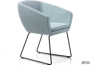 GINKGO - Upholstered fabric chair _ SITIA