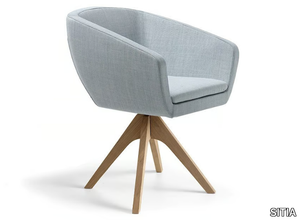 GINKGO - Swivel upholstered chair _ SITIA