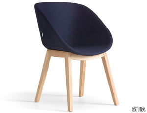 HIBISCUS - Upholstered fabric chair _ SITIA